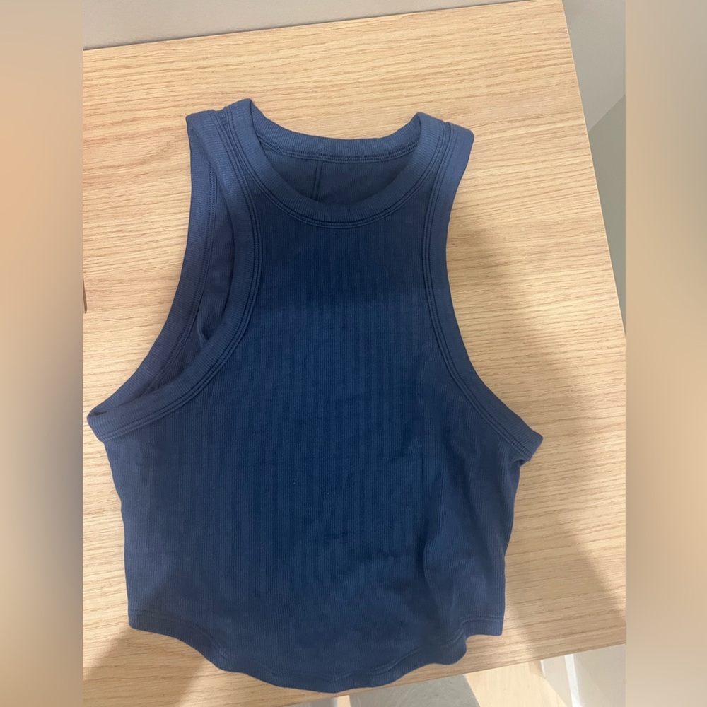 Navy Blue Sleeveless Women's Top